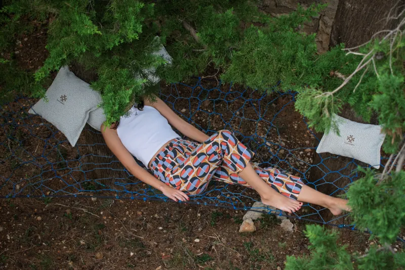Villa Pridraga suspended net installation